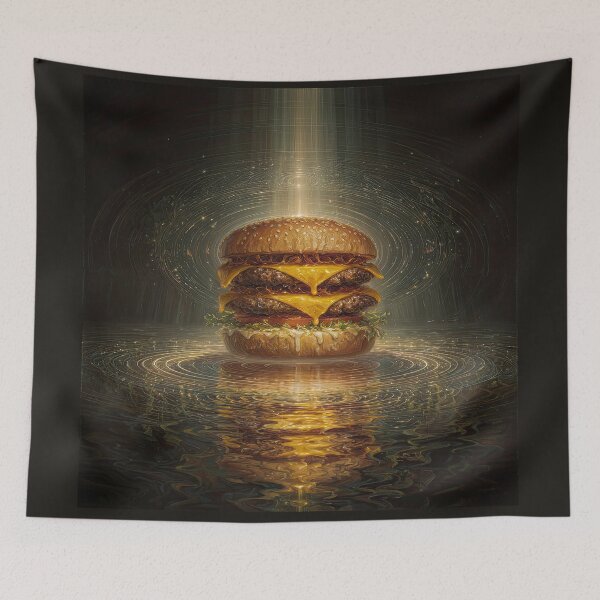 Item preview, Quantum Cheeseburger With Light Beam designed and sold by Shannon Hilson.