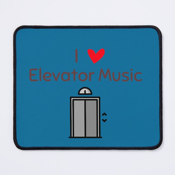 Item preview, I Love Elevator Music Funny Silly Ironic T-Shirt designed and sold by Creations by TAR.