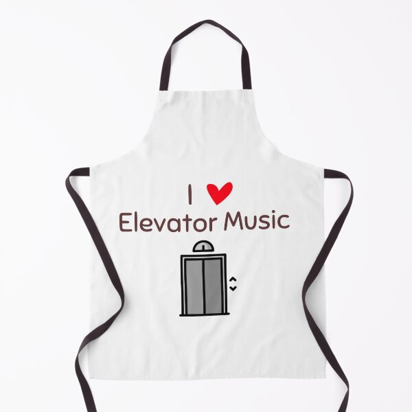 Item preview, I Love Elevator Music Funny Silly Ironic T-Shirt designed and sold by Creations by TAR.