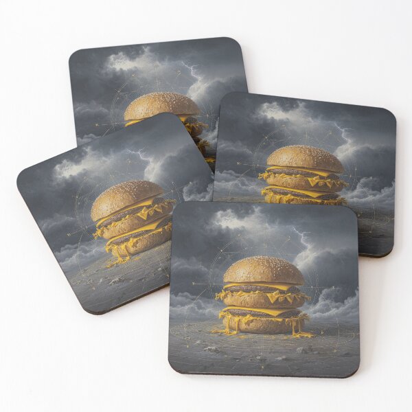 Item preview, Quantum Cheeseburger With Stormy Skies designed and sold by Shannon Hilson.