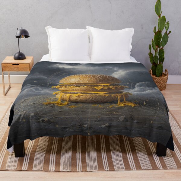 Item preview, Quantum Cheeseburger With Stormy Skies designed and sold by Shannon Hilson.