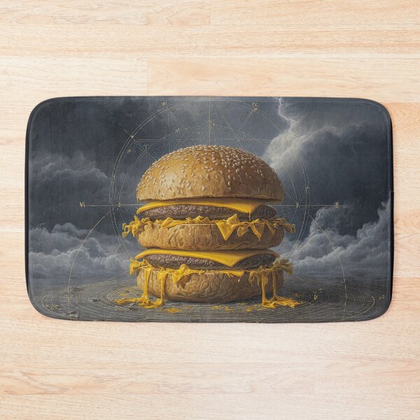 Item preview, Quantum Cheeseburger With Stormy Skies designed and sold by Shannon Hilson.