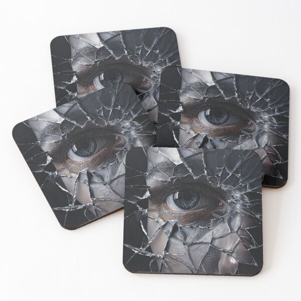 Item preview, Curious Eye Through Shattered Glass designed and sold by Shannon Hilson.