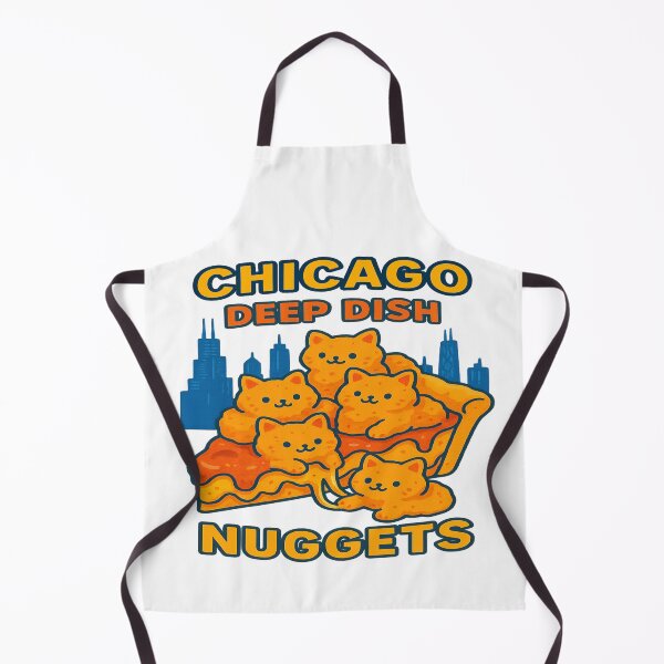 Item preview, Chicago Deep Dish Kitty Nuggets – Funny Cute Cat Lover Pizza designed and sold by Globalcitytees.