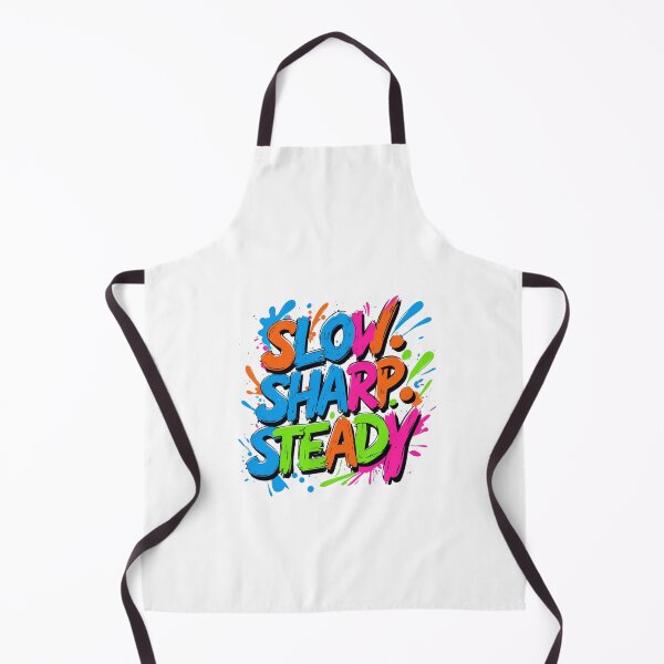 Item preview, Slow. Sharp. Steady. – Colorful Abstract Typography Design designed and sold by Irene Catchmind.