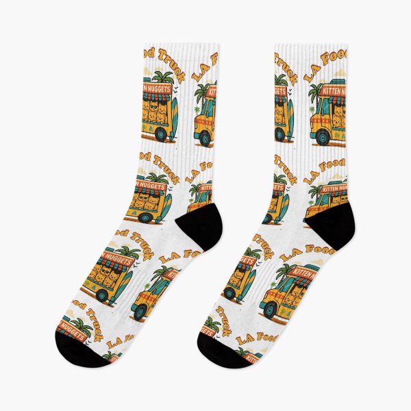 Item preview, LA Kitty Food Truck – Funny Kitten Nuggets for Cat Lovers designed and sold by Globalcitytees.