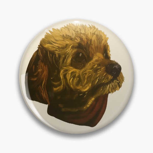 Item preview, Cavapoo Dog Portrait Art - Original  designed and sold by oilsymphony.