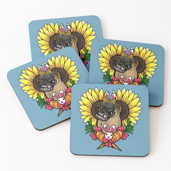 Item preview, skull dog pug designed and sold by Rebecca Burkett.