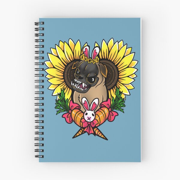 Item preview, skull dog pug designed and sold by Rebecca Burkett.
