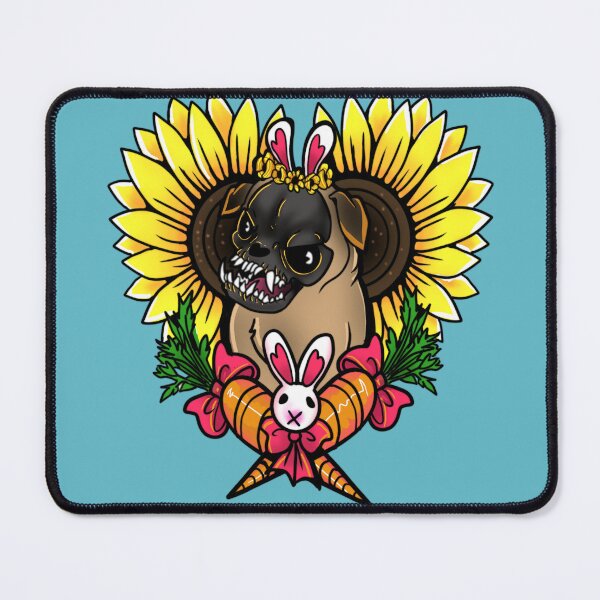 Item preview, skull dog pug designed and sold by Rebecca Burkett.