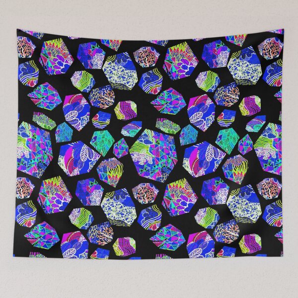 Item preview, Wonderland Garden Tumbling Rocks - Blue designed and sold by eeveemac.