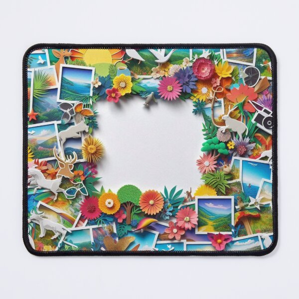 Item preview, Empty Center Collage – Cut-Out Photo Art with Missing Piece designed and sold by ashokreddy343.