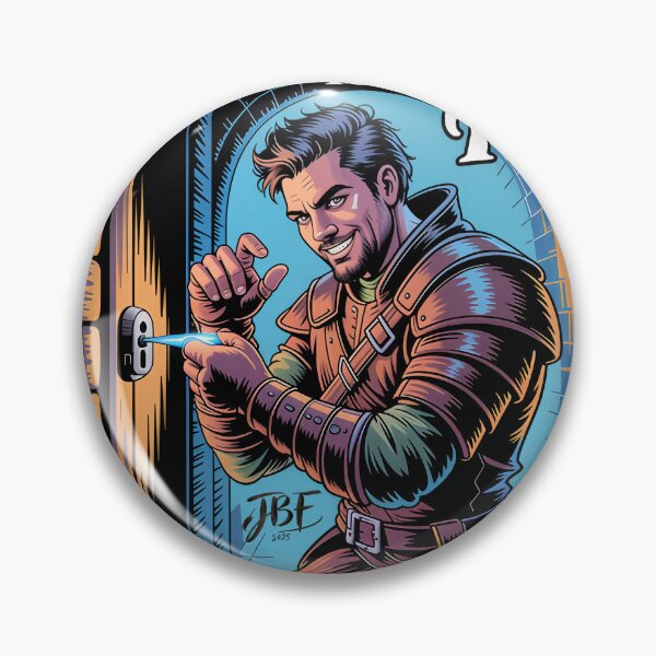 Item preview, Rogue Master Thief Dragons and Caves Fantasy designed and sold by jbfart.