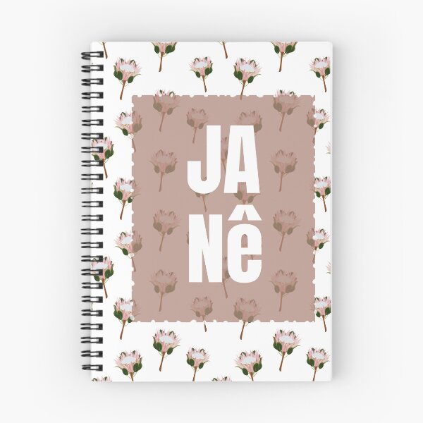 Item preview, Ja Nê - South African Slang Typography Poster with Delicate Protea Flower Pattern designed and sold by Cheeky Lydia.