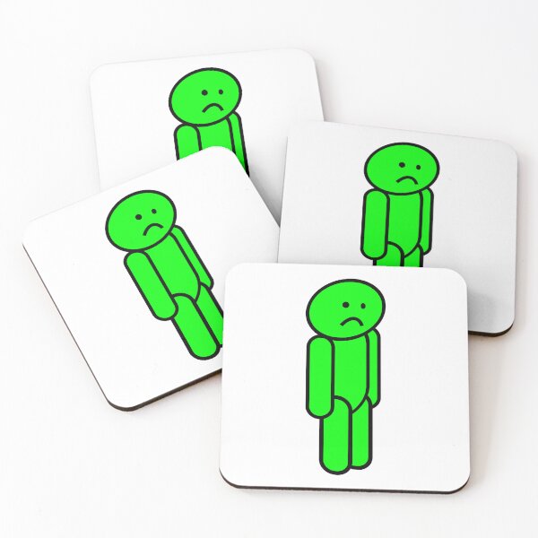 Item preview, Depressed and sad smiley face designed and sold by Theslackyartist.