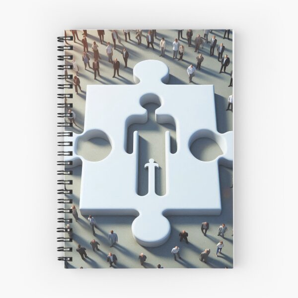 Item preview, Missing Piece – Puzzle Cutout in the Shape of a Person designed and sold by ashokreddy343.