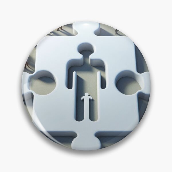 Item preview, Missing Piece – Puzzle Cutout in the Shape of a Person designed and sold by ashokreddy343.