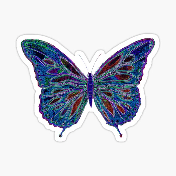 Item preview, Butterfly Blues  designed and sold by Linda Callaghan.