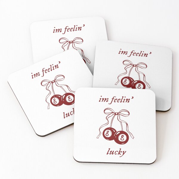 Item preview, im feelin' lucky red 8 ball designed and sold by abbysthetic.