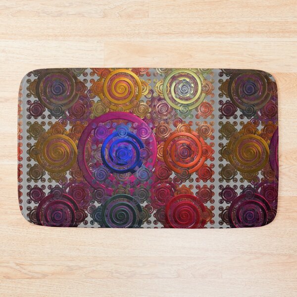 Item preview, Colourful Circular Hotplates designed and sold by Yolanda Caporn Art.