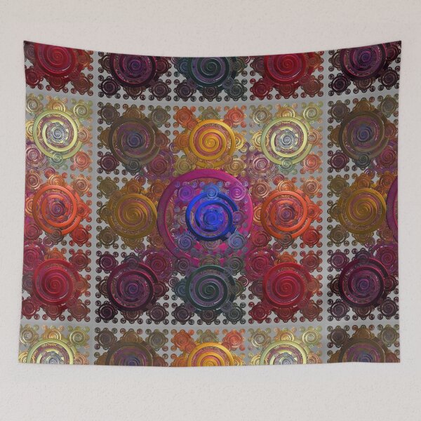 Item preview, Colourful Circular Hotplates designed and sold by Yolanda Caporn Art.