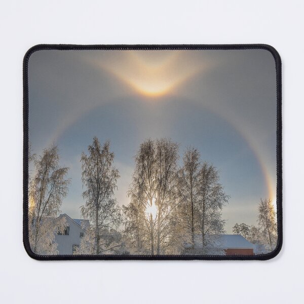 Item preview, Winter Halo Over Nordic Countryside designed and sold by FlashNyChips.