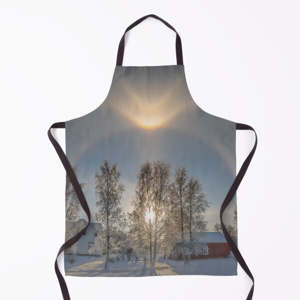 Item preview, Winter Halo Over Nordic Countryside designed and sold by FlashNyChips.