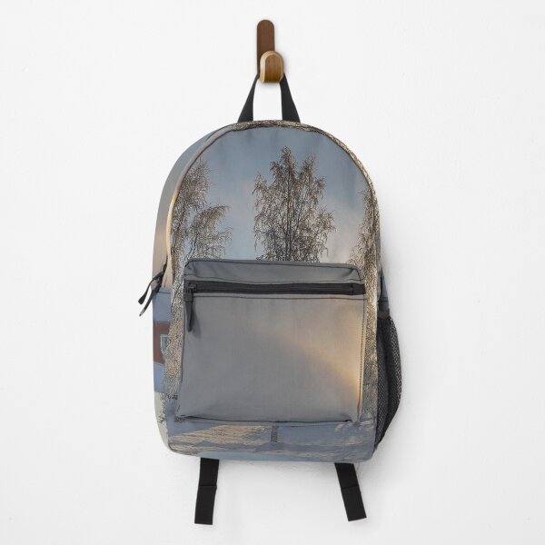 Item preview, Winter Halo Over Nordic Countryside designed and sold by FlashNyChips.