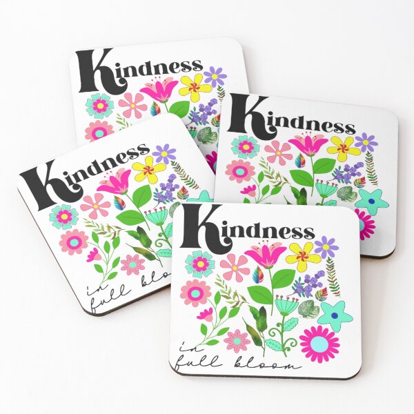 Item preview, Kindness in Full Bloom Flowers Christian Happy Text designed and sold by DivineHaven.