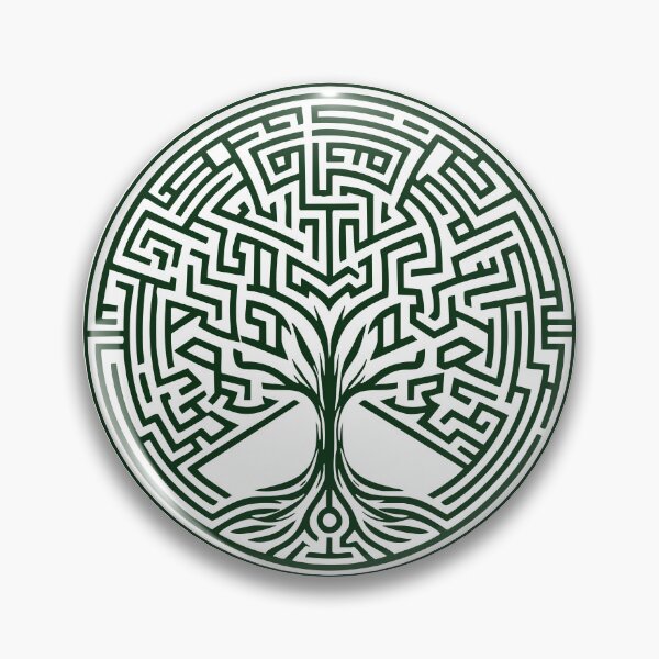 Artikelvorschau, Labyrinth des Lebensbaums in kreisförmiger Form entworfen und verkauft von ZOXOFO.