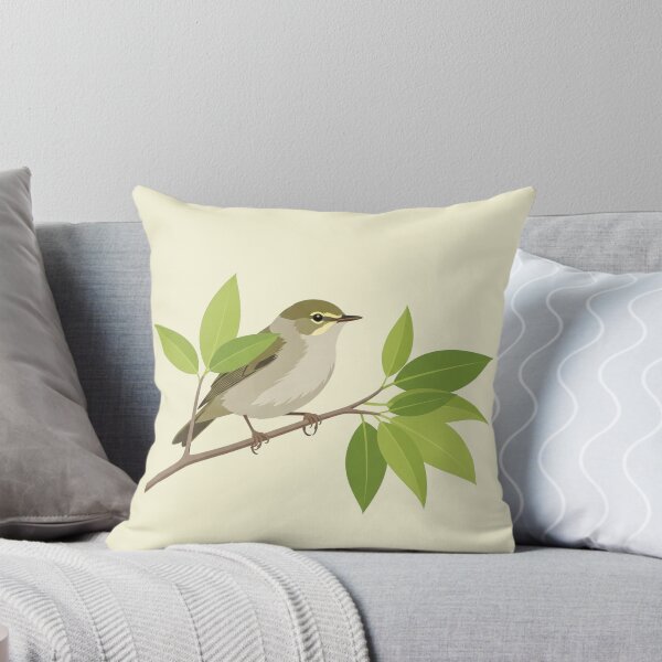 Item preview, The Willow Warbler - Minimalist Bird Art designed and sold by TheArtEngineer.