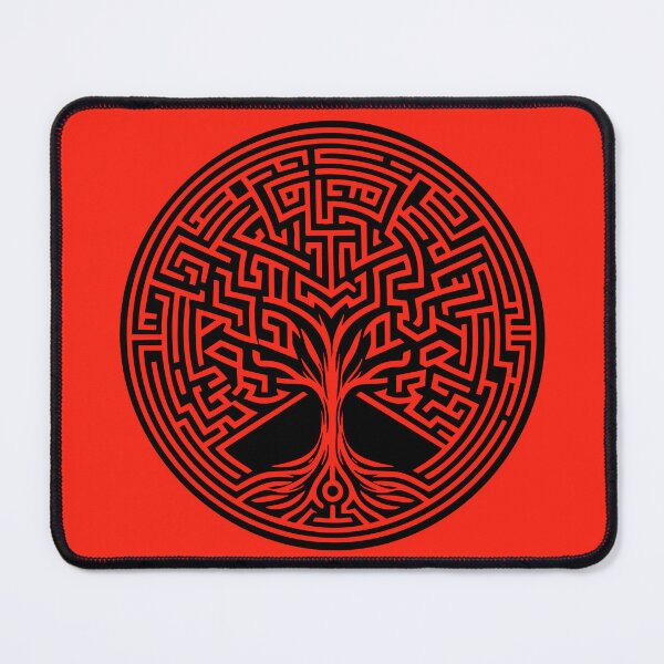 Item preview, Tree of life maze structure - Black designed and sold by ZOXOFO.
