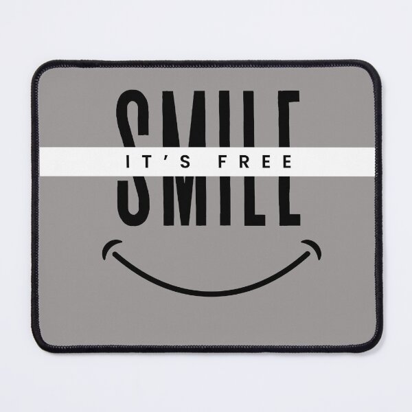 Item preview, Smile, It’s Free – Positive Vibes Quote designed and sold by STASHOPE.
