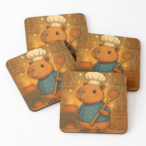 Item preview, Capybara Chef Kawaii designed and sold by Doostod.