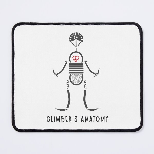 Item preview, Climber's anatomy designed and sold by inspirewild.
