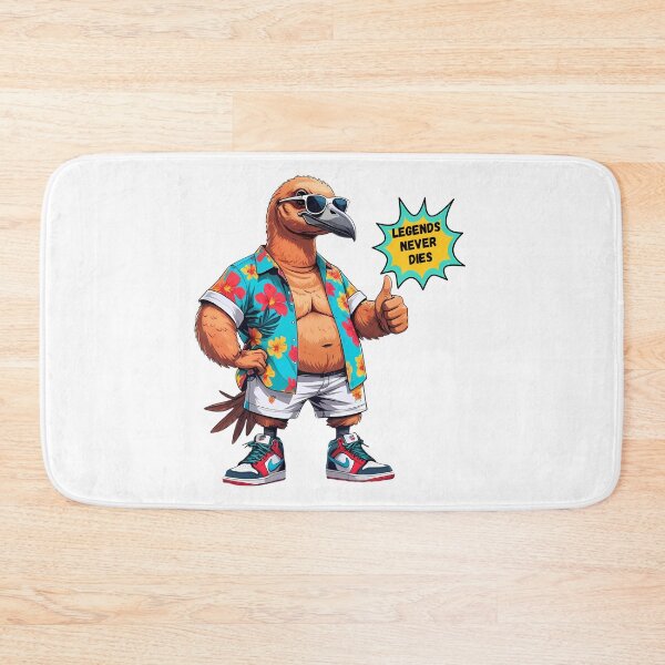 Item preview, Cool Dodo Bird in Sunglasses and Floral Shirt – “Legends Never Dies” Retro Island Style designed and sold by PING 999 STUDIO.