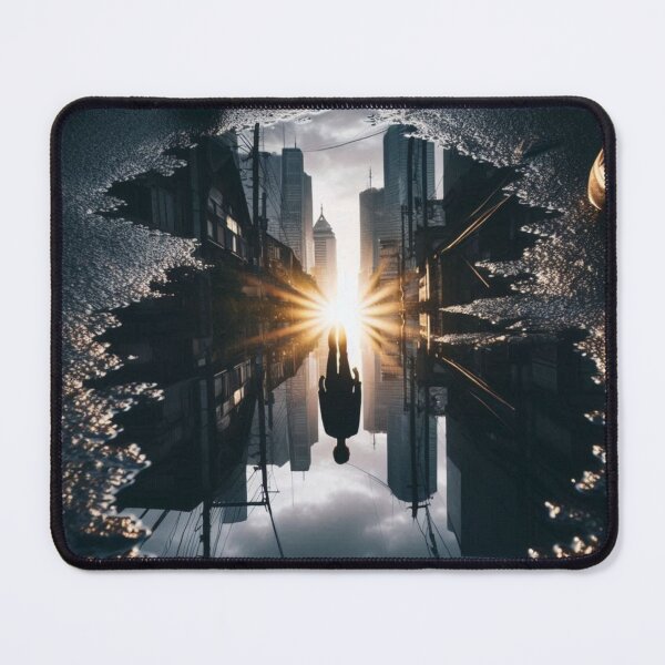 Item preview, Reflection Without a Source – Surreal Puddle Illusion Design designed and sold by ashokreddy343.