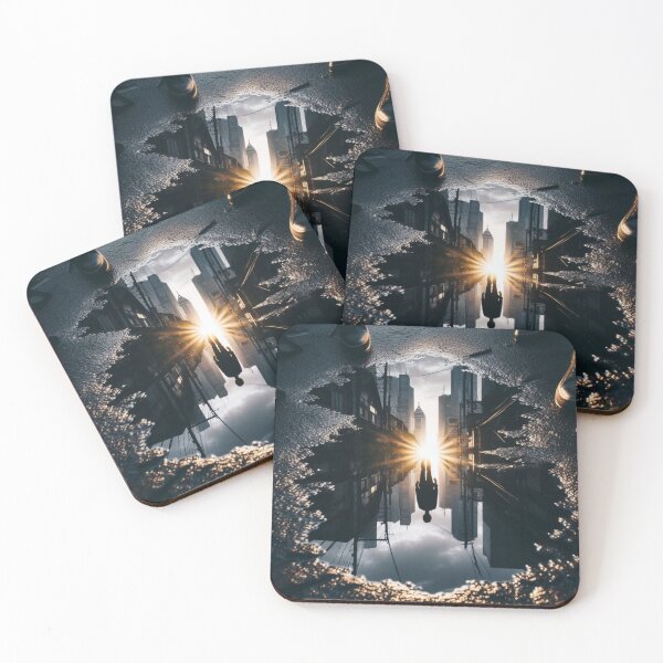 Item preview, Reflection Without a Source – Surreal Puddle Illusion Design designed and sold by ashokreddy343.