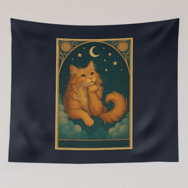 Item preview,  Chubby Cat Investigates "Someone Definitely Took a Bite Out of That Moon Cheese" Theory designed and sold by SammyMorry.