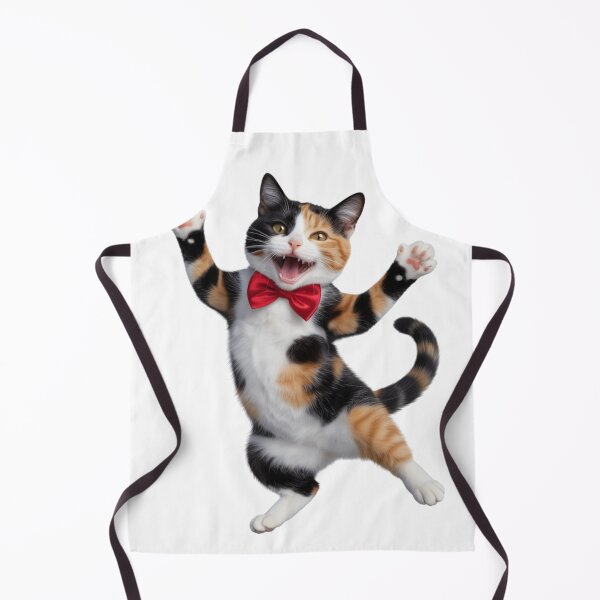 Item preview, Happy Dancing Cat | T-Shirt, Sticker designed and sold by NicolasGlowArt.