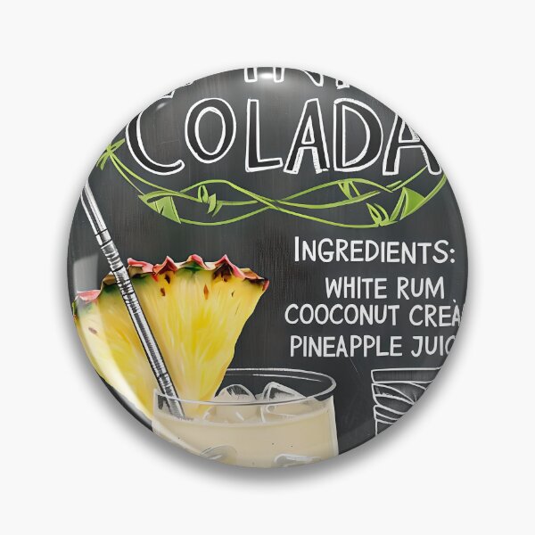 Item preview, Pina Colada Cocktail Chalkboard Art designed and sold by paulrommer.