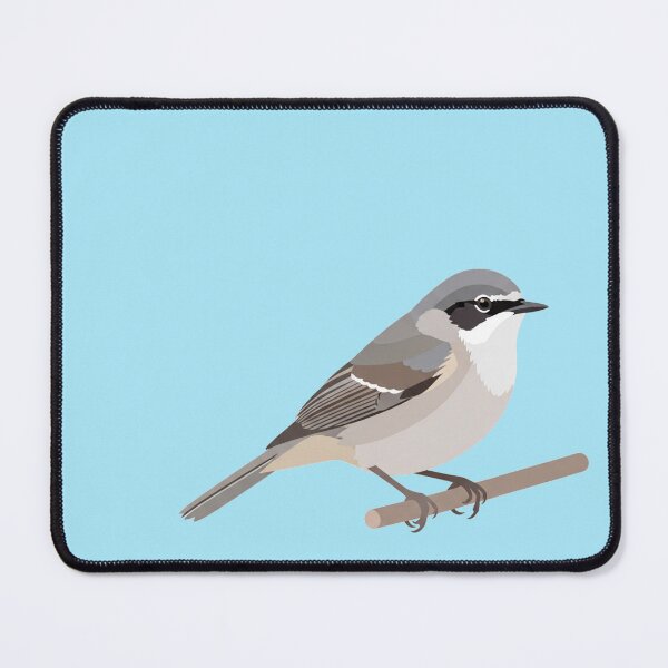 Item preview, The Lesser Whitethroat - Minimalist Warbler Art designed and sold by TheArtEngineer.
