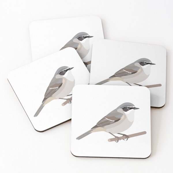Item preview, The Lesser Whitethroat - Minimalist Warbler Art designed and sold by TheArtEngineer.