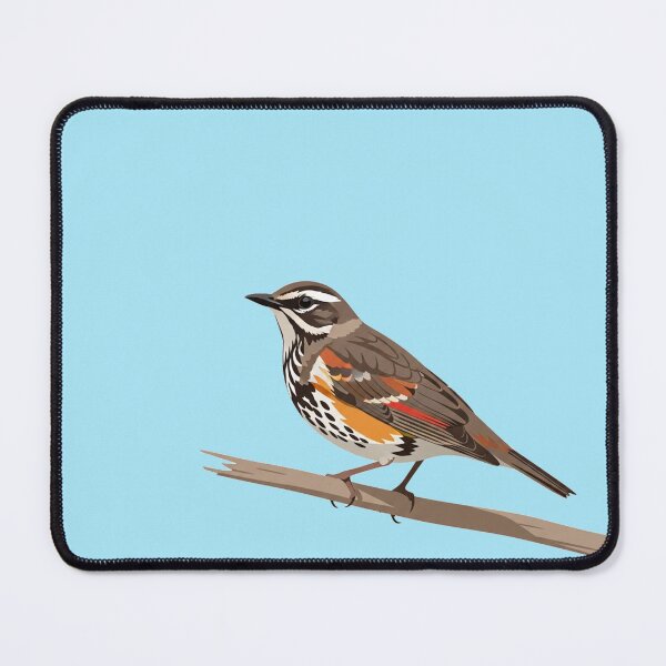 Item preview, The Redwing - Minimalist Thrush Art designed and sold by TheArtEngineer.