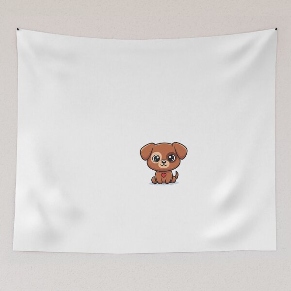 Item preview, Cute Brown Doggy designed and sold by PrintAndPeel.