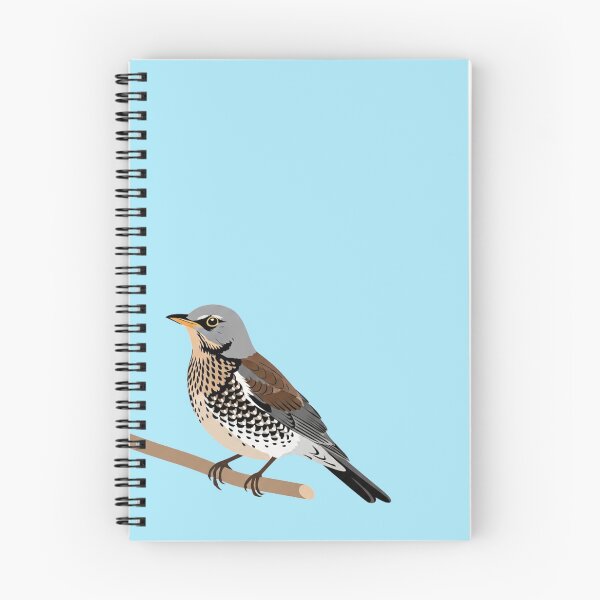 Item preview, The Fieldfare - Minimalist Thrush Art designed and sold by TheArtEngineer.