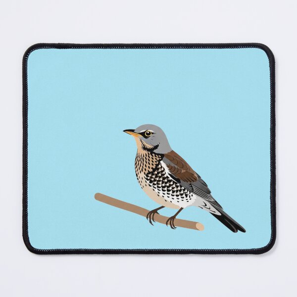 Item preview, The Fieldfare - Minimalist Thrush Art designed and sold by TheArtEngineer.