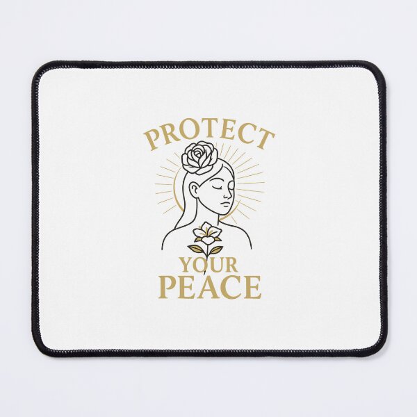 Item preview, Protect Your Peace – Mindfulness & Self-Care Aesthetic Design designed and sold by KindMuse.