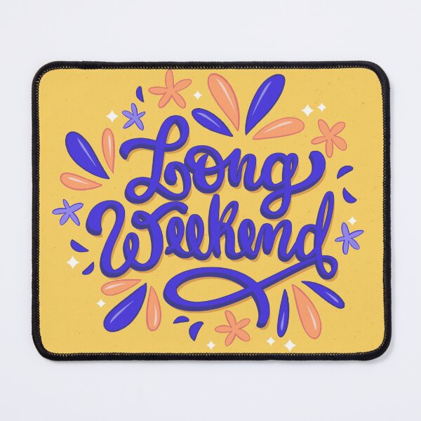 Item preview, long weekend typo classic tshirt designed and sold by anandsiva2703.