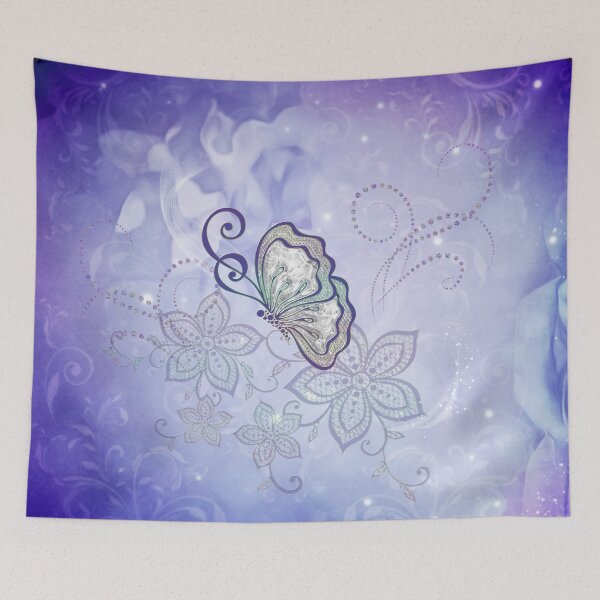 Item preview, Wonderful butterlies with flowers designed and sold by nicky2342.